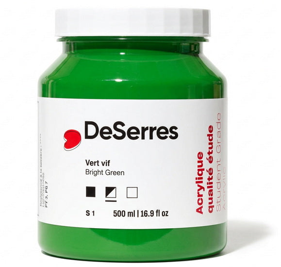 Student Acrylic Bright Green - 500ml