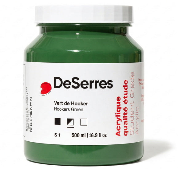 Student Acrylic Hooker'S Green - 500ml