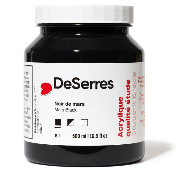 Student Acrylic Mars Black - 500ml