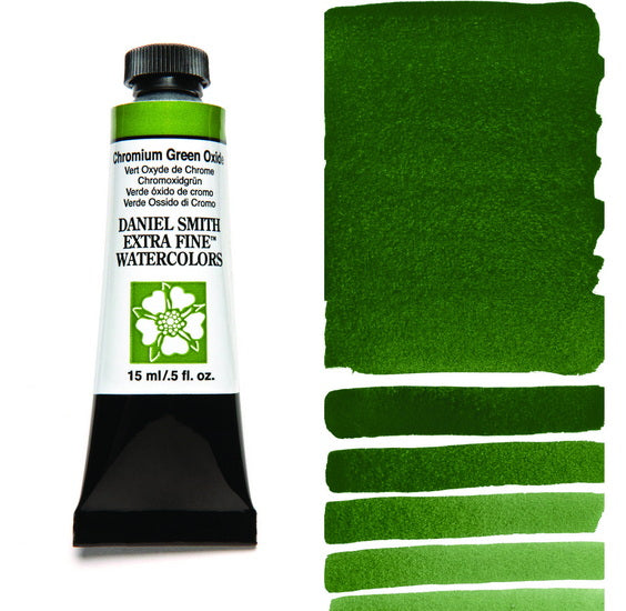 Aquarelle tube vert oxyde de chrome  s1 - 15ml