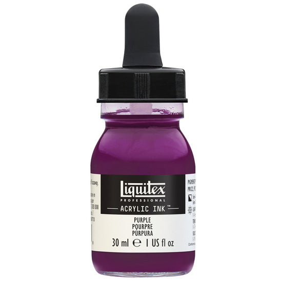 Encre acrylique pourpre - 30ml