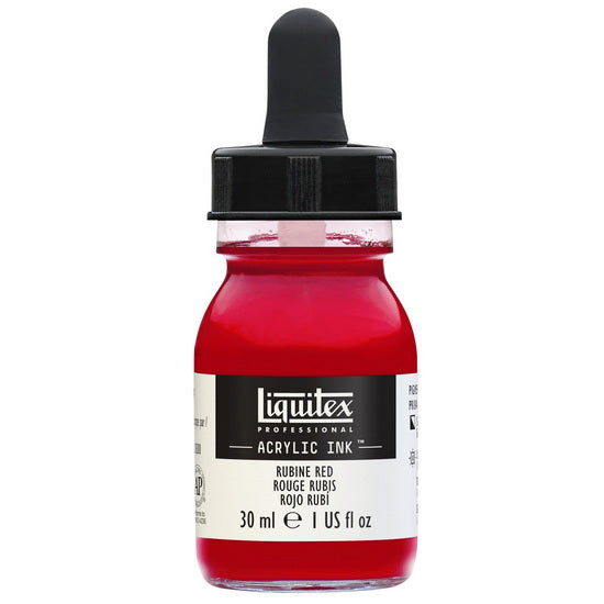 Acrylic Ink Rubine Red- 30ml