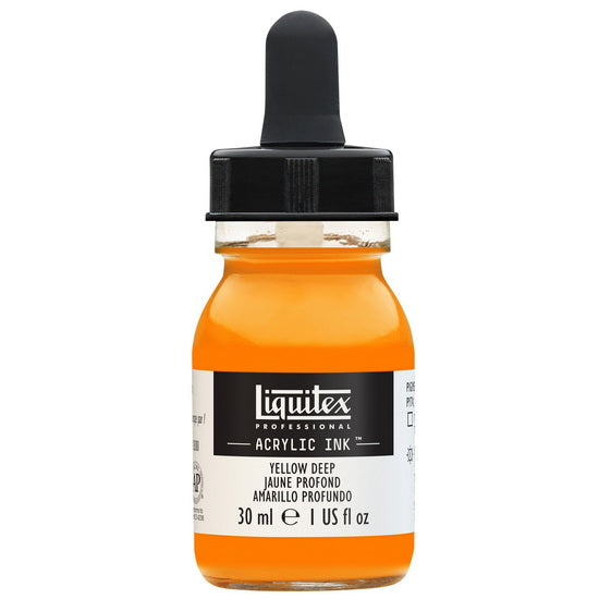 Acrylic Ink Yellow Deep- 30ml