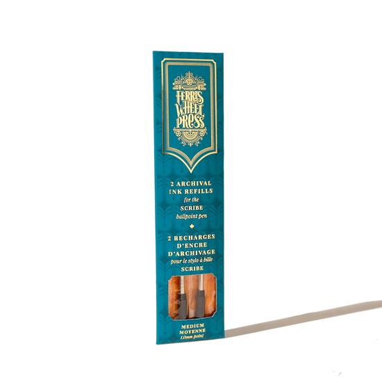 Ens. recharges d’encre scribe - bleu