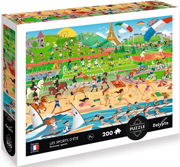 Casse-tête pour enfant - sports d'été, 200 pièces