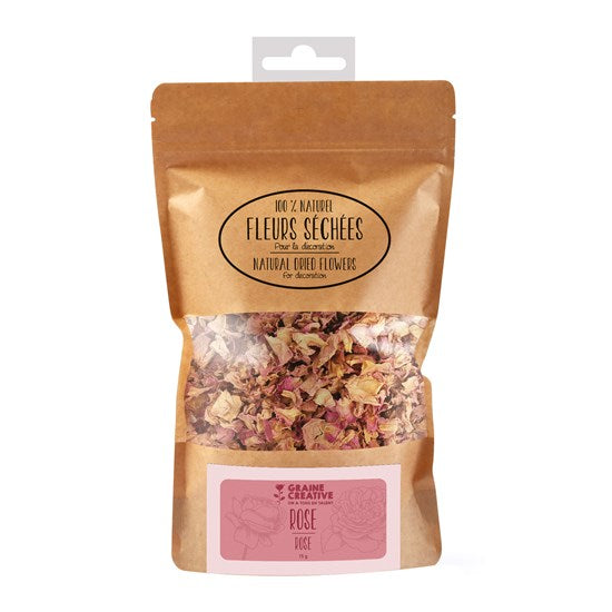 Pqt. pétales de rose séchées - 15 g