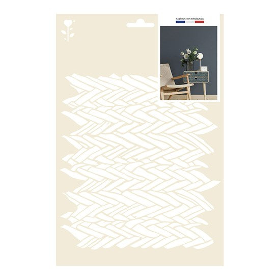 A4 Stencil - Weaving