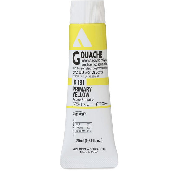 Gouache acryla jaune primaire série a - 20ml