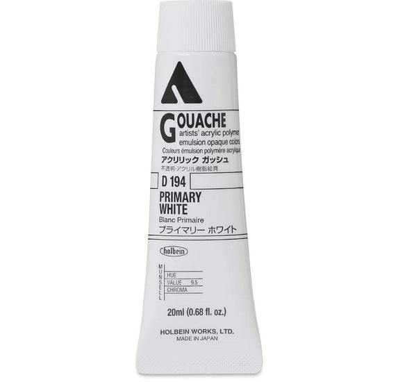 Gouache acryla blanc série a - 20ml