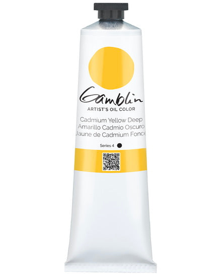 Huile jaune cadmium foncé - 150ml série 4