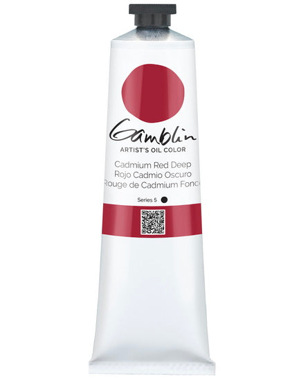 Huile rouge cadmium foncé - 150ml série 5