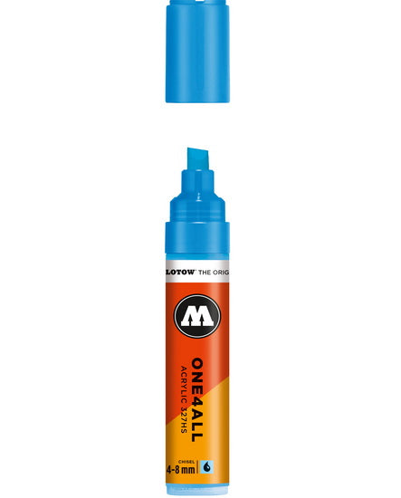 Marqueur one4all bleu intense moyen - 4-8mm