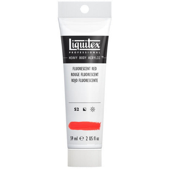 Acrylique hv - 2oz - rouge fluorescent - s2