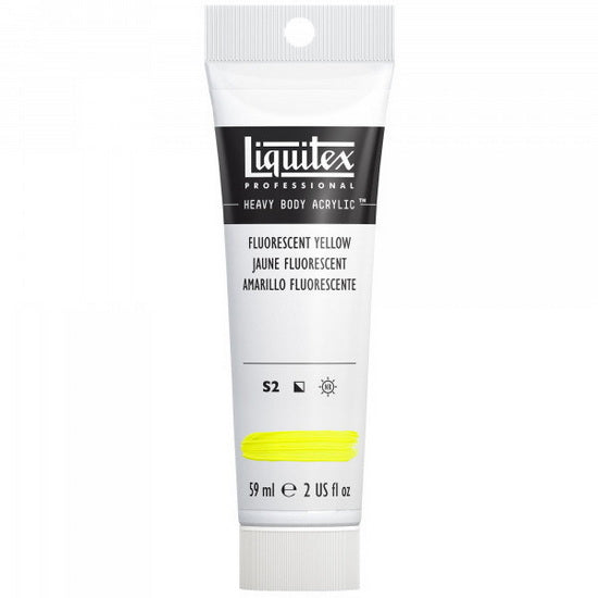 Acrylique hv - 2oz - jaune fluorescent - s2