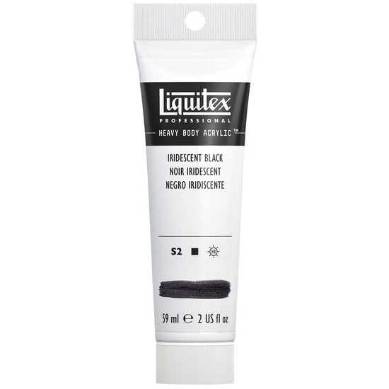 Acrylique hv - 2oz - noir iridescent - s2
