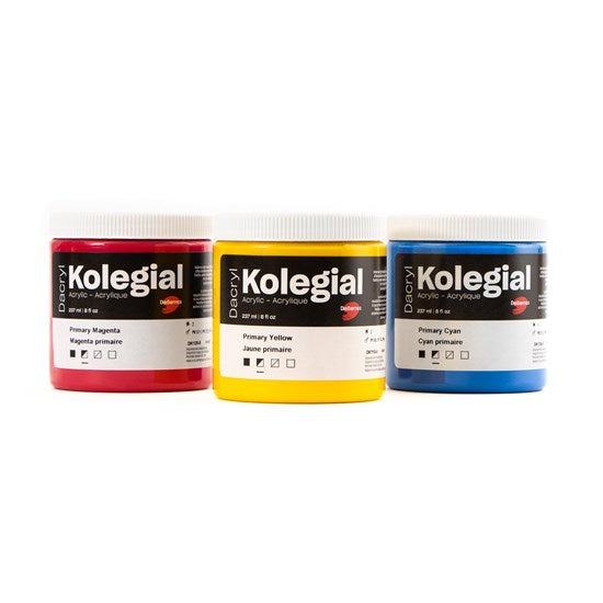 Acrylique dacryl kolegial - haute viscosité - magenta primaire milliliter - 237 milliliter