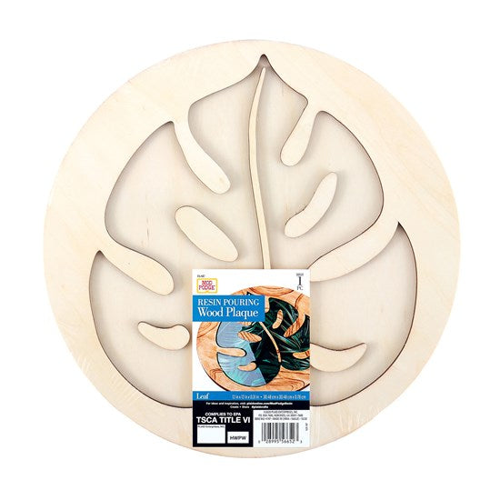 Wood Panel For Resin Leaf