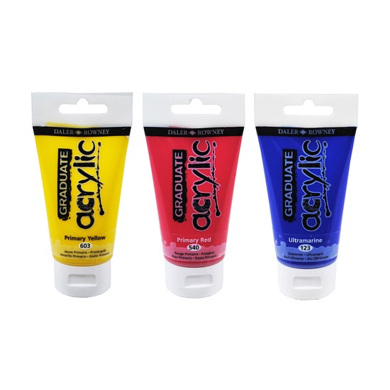Acrylique - graduate - 75ml - rouge metallique