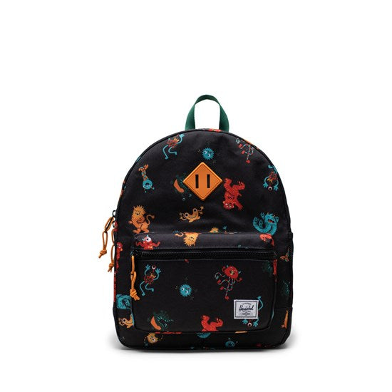 Heritage Youth Backpack - Black/Monsters