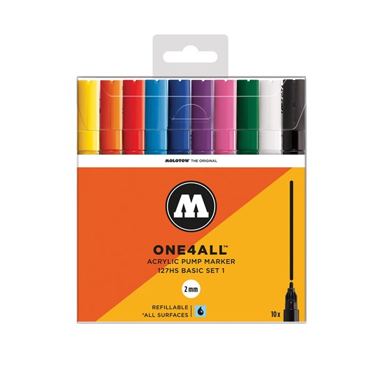 Set of 10 One4all Markers Basics No.1
