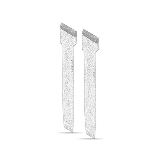Set of 2 Aqua Twin Chisel Nibs - 2.6mm