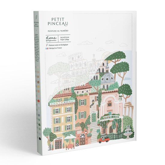 Kit peinture à numéros petit pinceau - « rome »