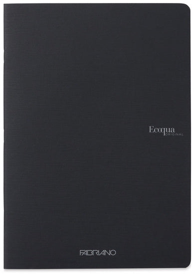 Cahier à reliure agrafée ecoqua  - noir - uni grampersquaremeter