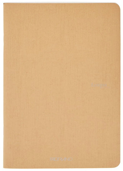 Cahier à reliure agrafée ecoqua  - marron - pointille grampersquaremeter