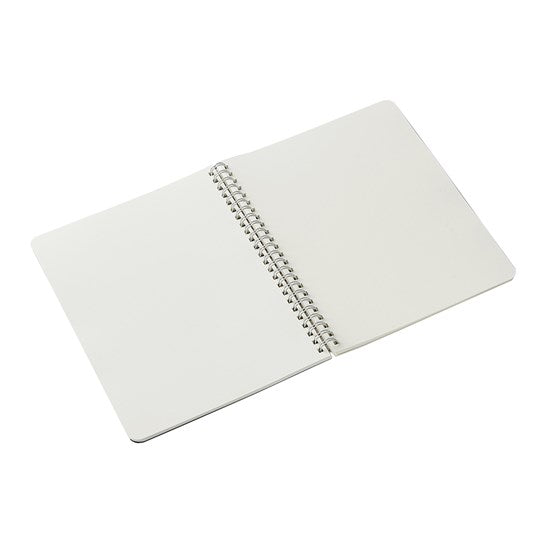 EcoQua Spiral-Bound Notebook - ANTRACITE - 14.8 X 21 CENTIMETERS