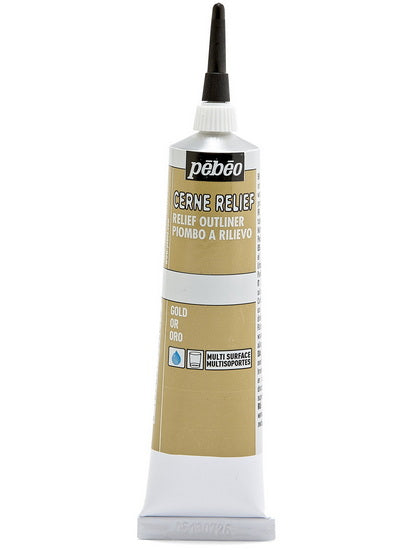 Cerne relief - vitrail - 37 ml - or