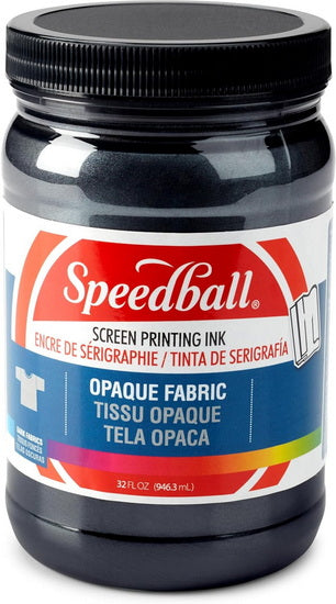 Screen printing ink - textile opaque - pearl black - 32oz