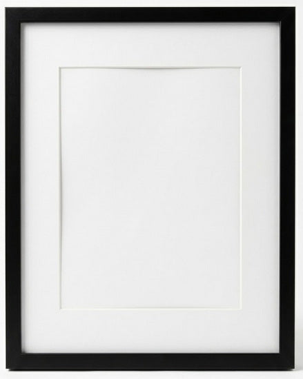 Cadre musée noir -11x15po pp 8x12po