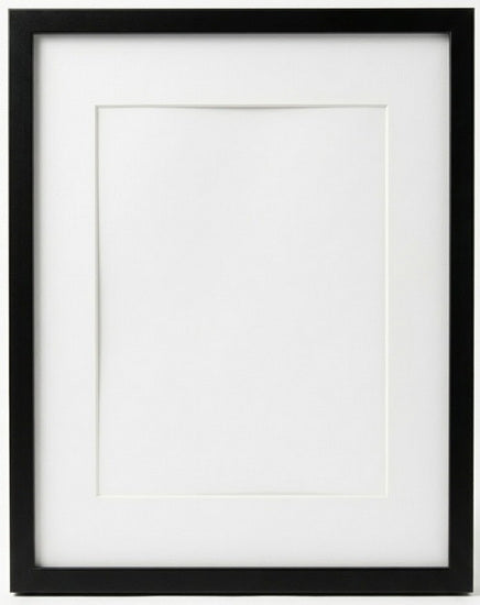 Cadre musée noir - 11x14po pp 8.5x11po