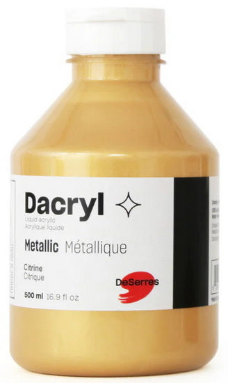 Liquid Acrylic Citrine Metallic - 500ml