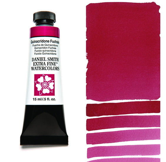 Watercolor Tube Quinacridone Fuchsia  S2 - 15ml