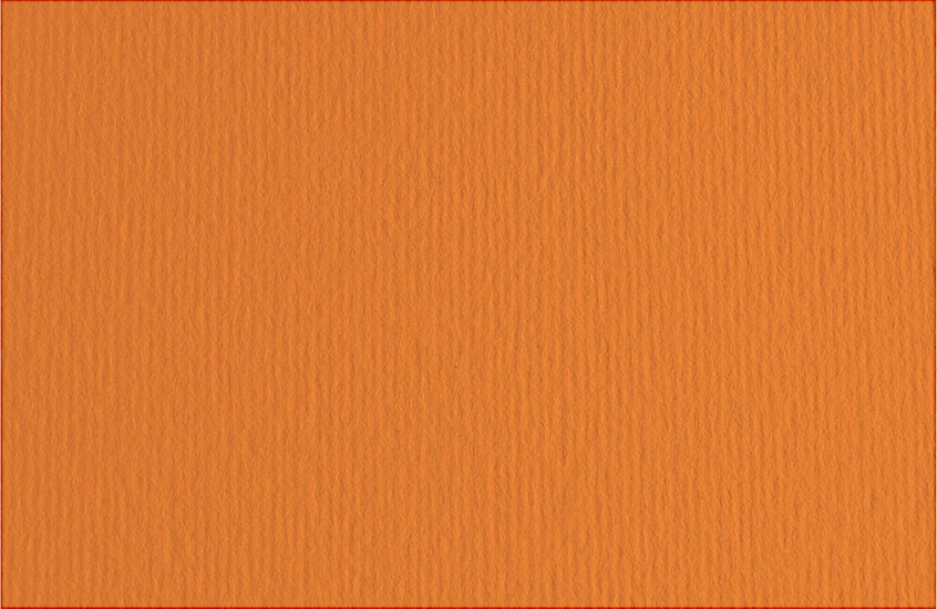 Carton bristol fabriano - orange inch - 20 x 28 pouces grampersquaremeter