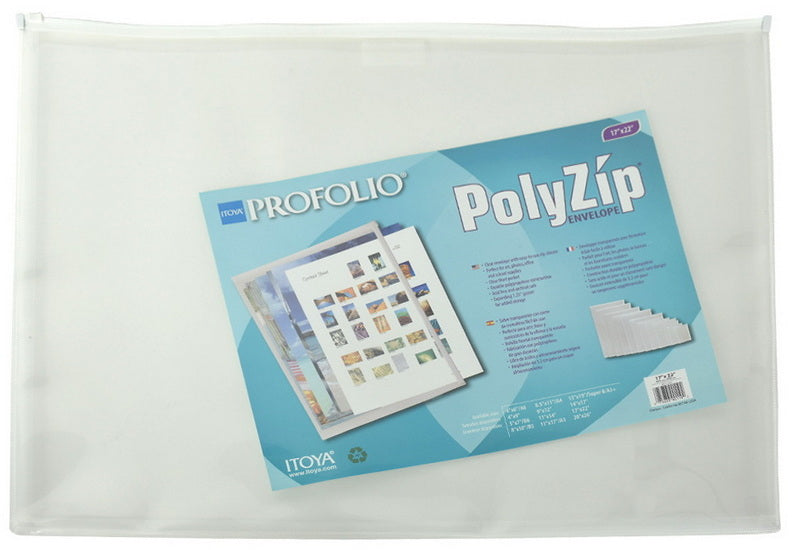 Enveloppe polyzip - 17x22po