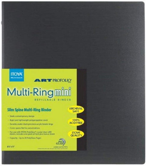 Mini Ring Binder Vertical -  8.5X11"