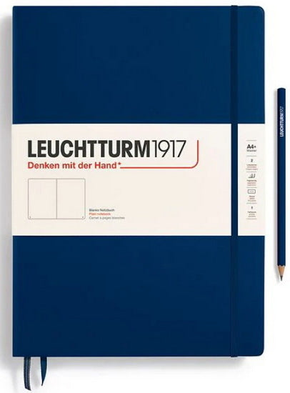 Notebook plain a4 235p navy