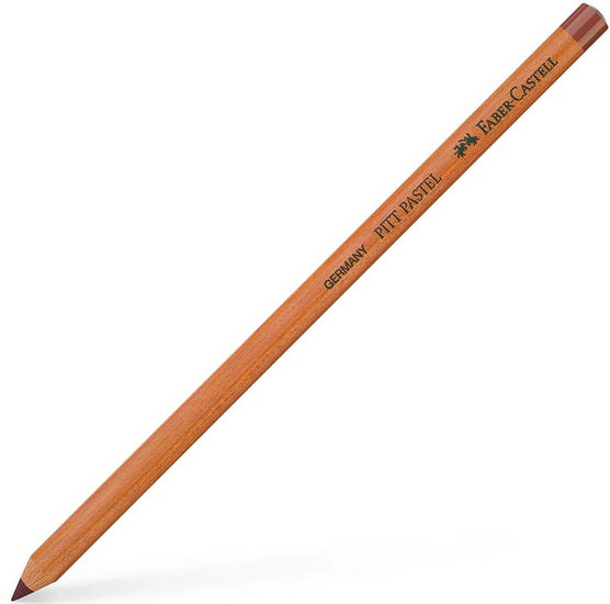Crayon pastel caput mortuum