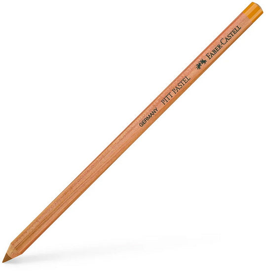 Crayon pastel ocre brun