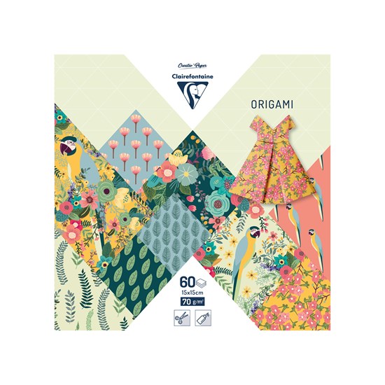 Kit d'origami 60 feuilles - kiribati