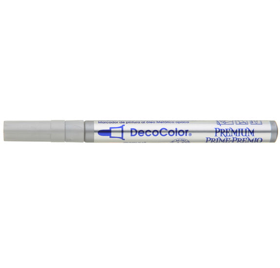 Marqueur peinture - decolor - fin - argent