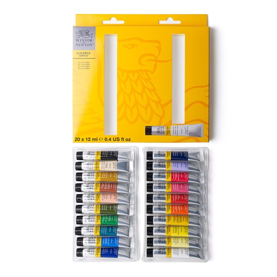 Set of 20 Galeria Acrylic - 12ml