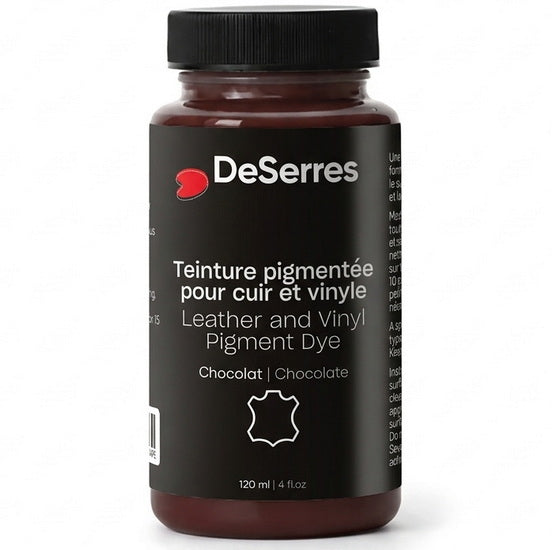 Leather & Vinyl Pigment Dye - CHOCOLATE MILLILITER