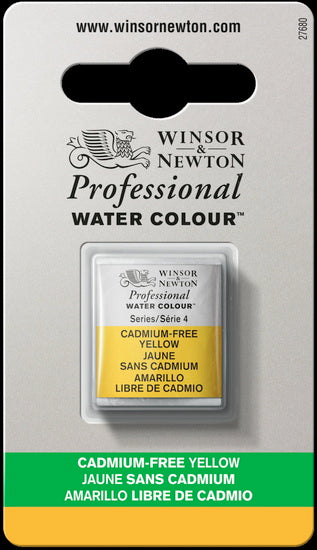 Aquarelle demi-godet - jaune sans cadmium - s4