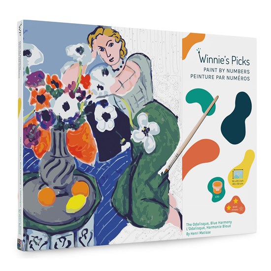Kit peinture à numéros - « odalisque, matisse »