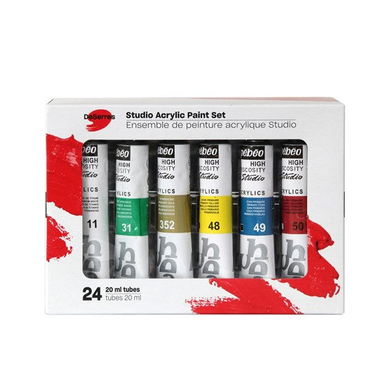 Studio acrylic set - 24x20ml