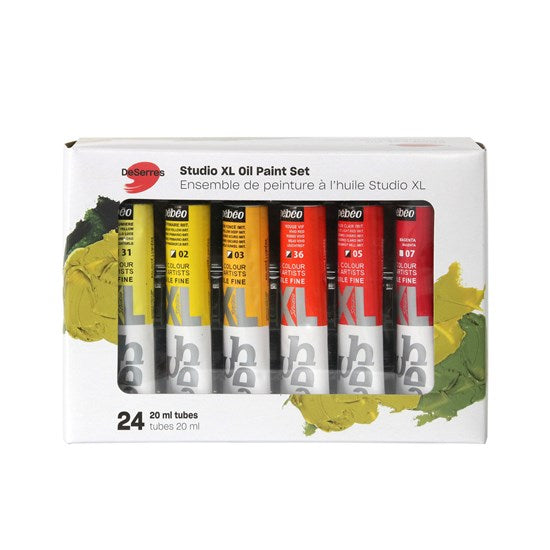 Oil paint set - studio xl - 24x20ml