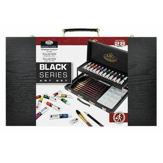 Ens. aquarelle black series™ - 28 pcs